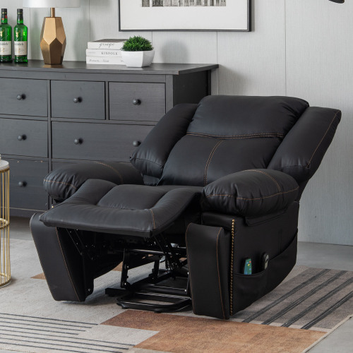 Elektrisch beheizter Massagesessel aus PU-Leder-OKWISH