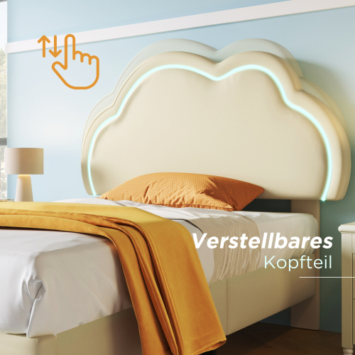 Cloud-Kopfteil-Polsterbett-OKWISH