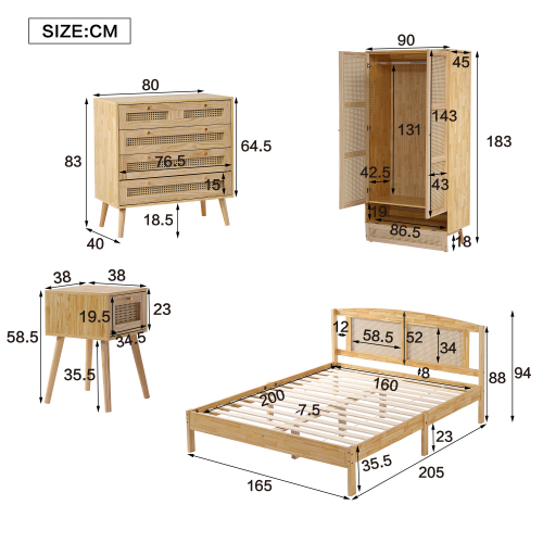 Komplettes Schlafzimmer-Set-OKWISH