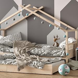 Design Kinderbett mit Schubladen