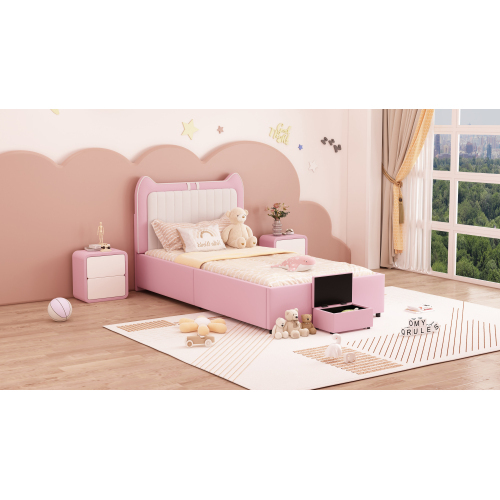 Niedliches gepolstertes Kinderbett in Ohrenform-OKWISH