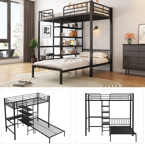 Iron bunk bed-OKWISH