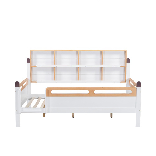 Absturzsicherung und Gitterbett mit offenem Regal-OKWISH