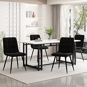 Esstisch Set Esszimmertisch für Esszimmer Küche Wohnzimmer Esszimmerstuhl-Set Essgruppe
