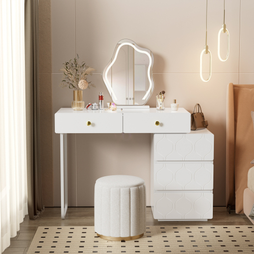 Schminktisch im minimalistischen Wave-Stil-OKWISH