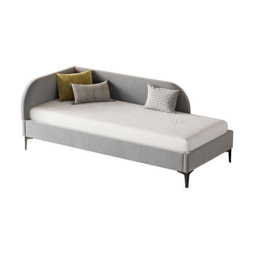 Polsterbett 90*200 Sofabett Multifunktionsbett mit Lattenrost Hautfreundlicher Samtstoff