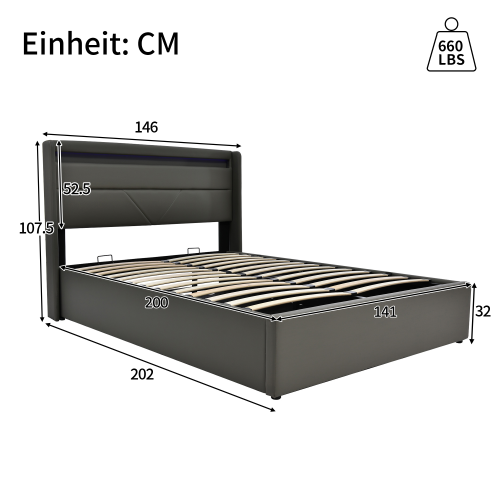 Hydraulisches Speichersoftware-Doppelbett-OKWISH
