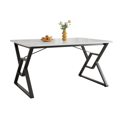 Esstisch mit massivem Metallgestell-OKWISH