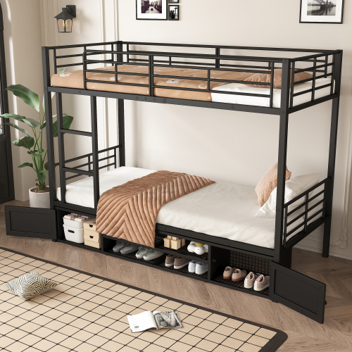 Etagenbett mit Eisenrahmen-OKWISH