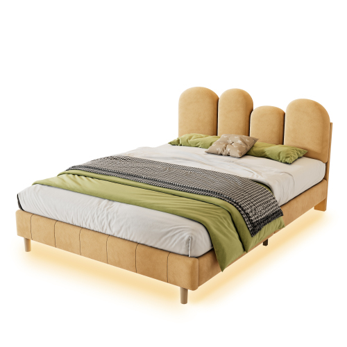 Daumenförmiges Nachttisch-Doppelbett-OKWISH