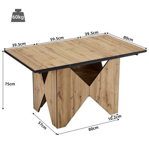 Moderner Esstisch aus Holz für die Küche-OKWISH