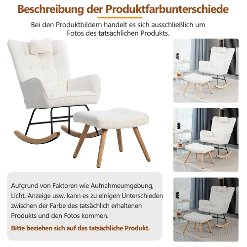 Ergonomischer Freizeit-Schaukelstuhl mit Ständer-OKWISH