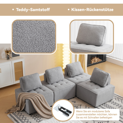 Wohnzimmerkombination, Freizeitsofa-OKWISH