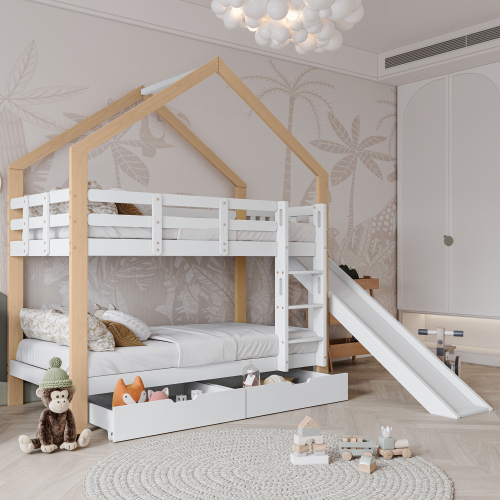 Haushaltsbett mit Absturzsicherung Etagenbett-OKWISH