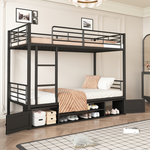 Etagenbett mit Eisenrahmen-OKWISH