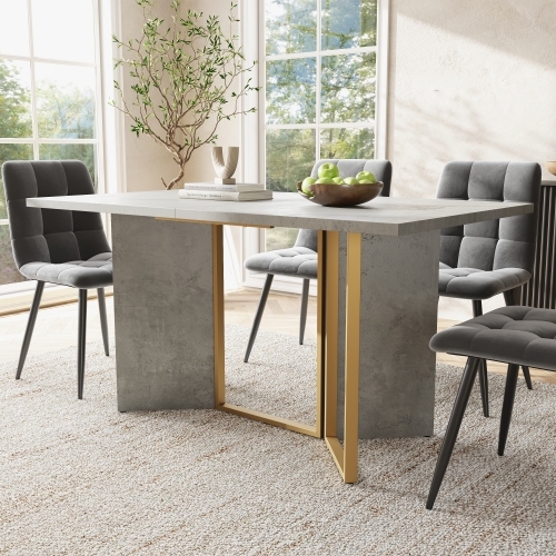 Moderner Esstisch im minimalistischen Stil-OKWISH