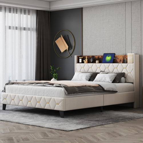 Hautfreundliches Kardamom-Samt-Polsterbett-OKWISH