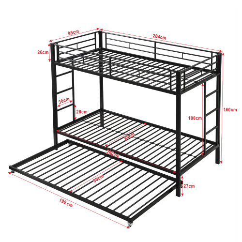 Children's iron bunk bed-OKWISH