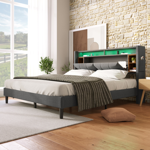 Gepolstertes Doppelbett-OKWISH