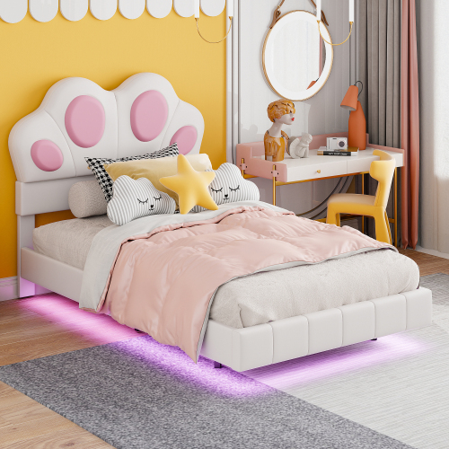 Polsterbett für Kinder in Katzenpfotenform-OKWISH