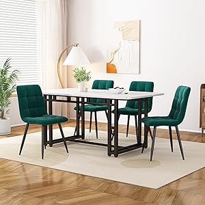 Esstisch Set Esszimmertisch für Esszimmer Küche Wohnzimmer Esszimmerstuhl-Set Essgruppe