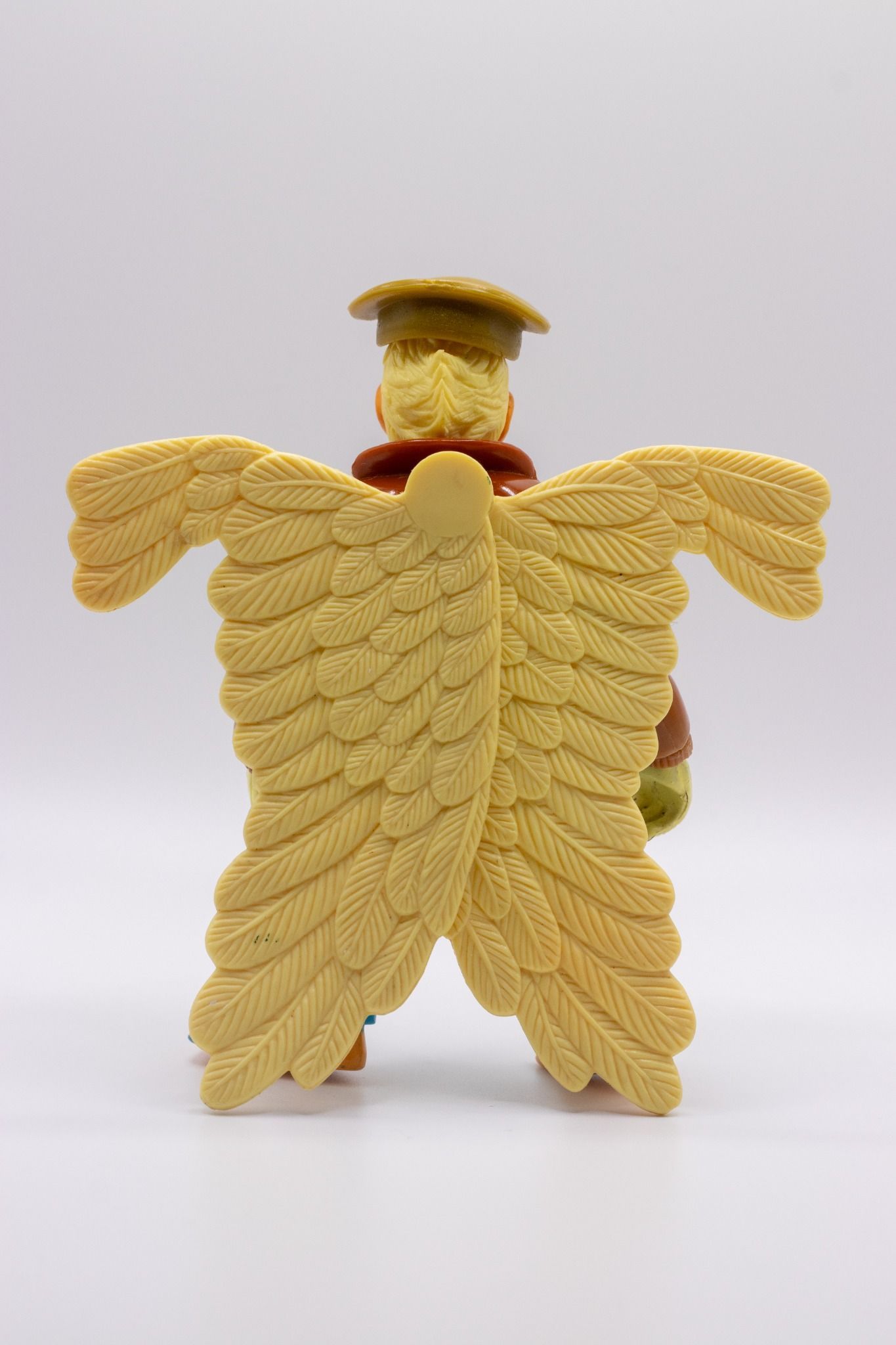 Rear shot of Ace Duck action figure showing folded wings
