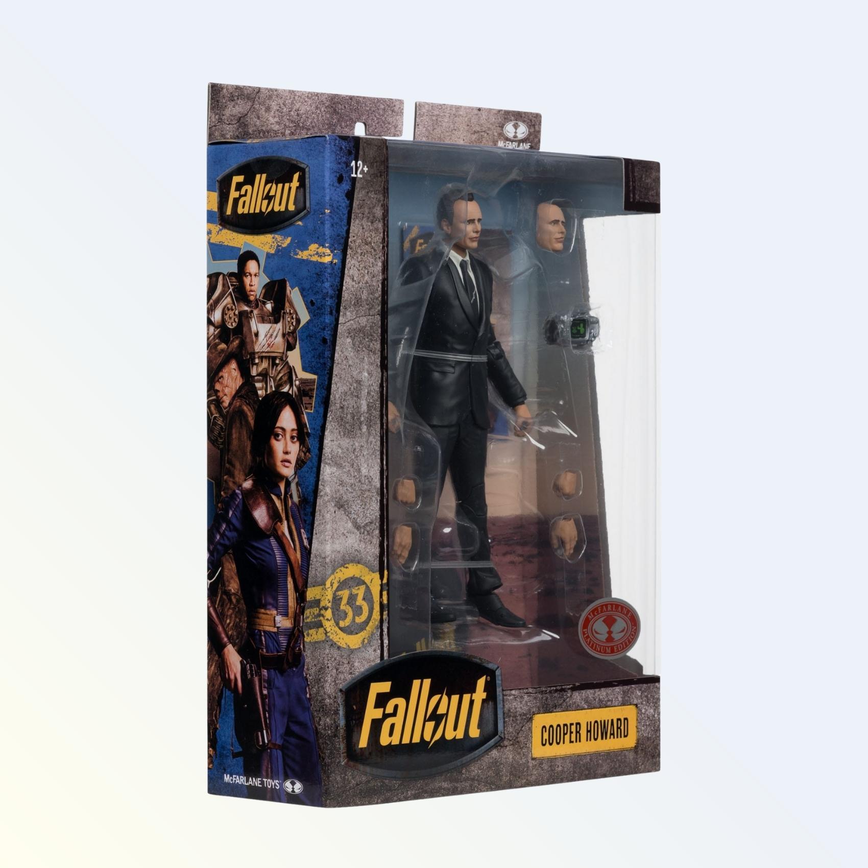 Angled packaging shot of Cooper Howard action figure in window box