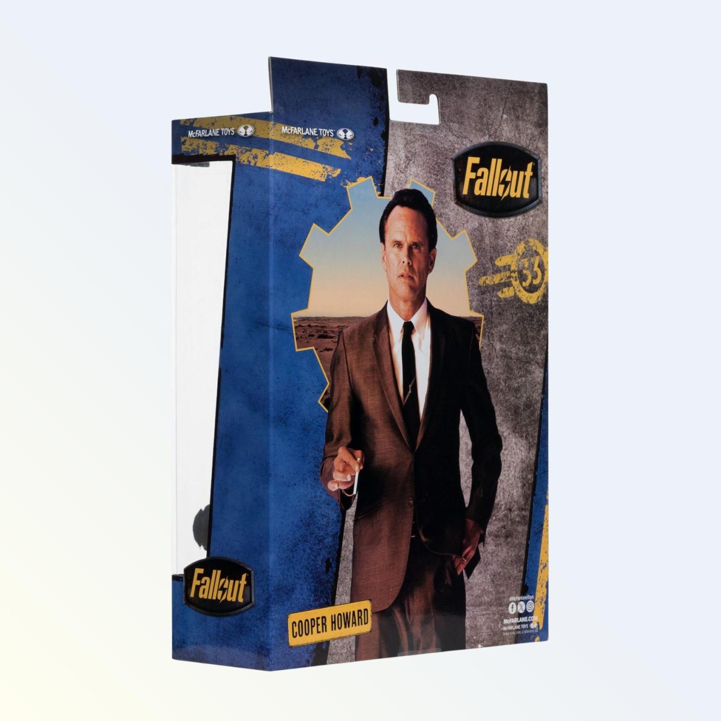 Back packaging shot featuring Cooper Howard from the Fallout TV Series