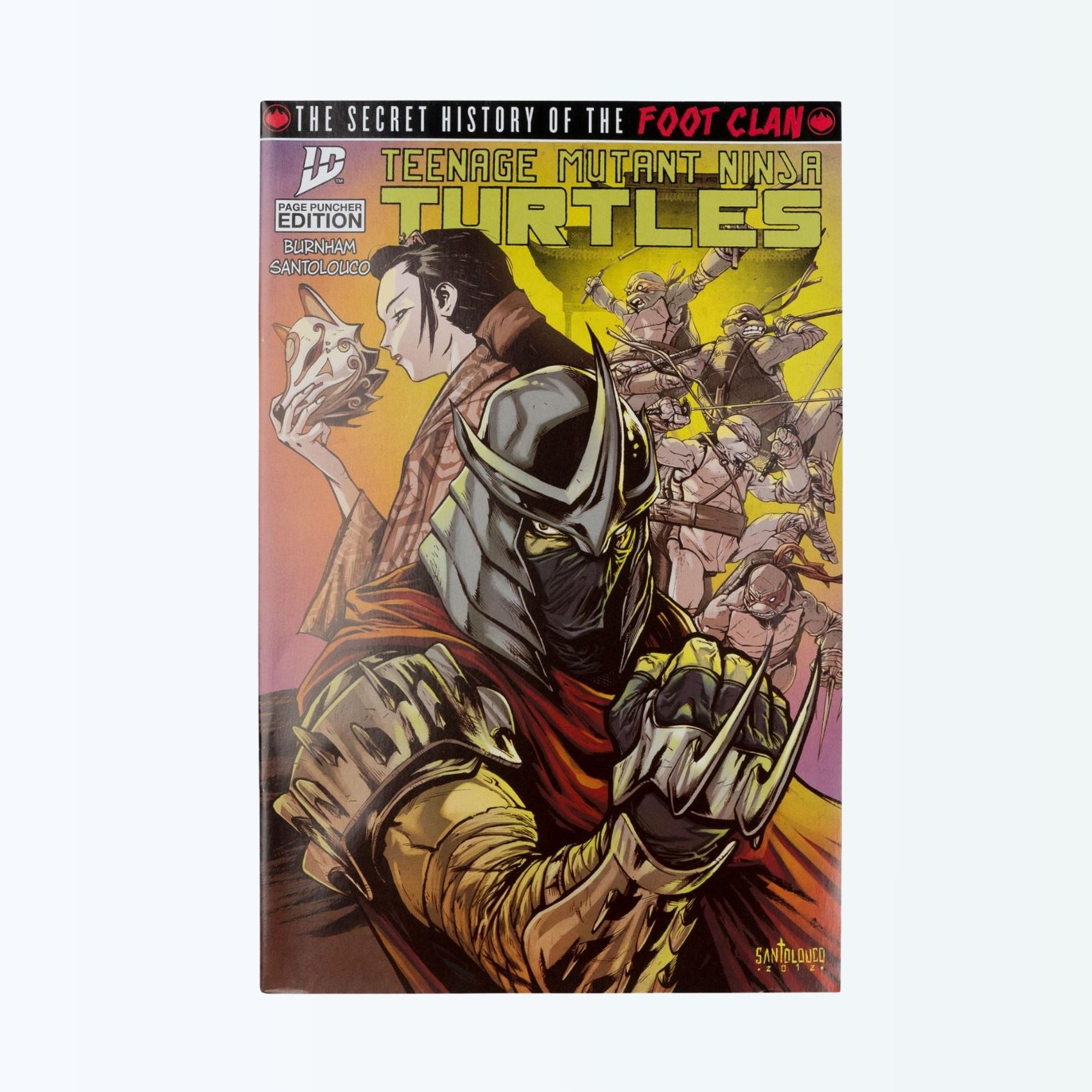 Front cover of Page Puncher Edition Secret History of the Foot Clan comic from IDW