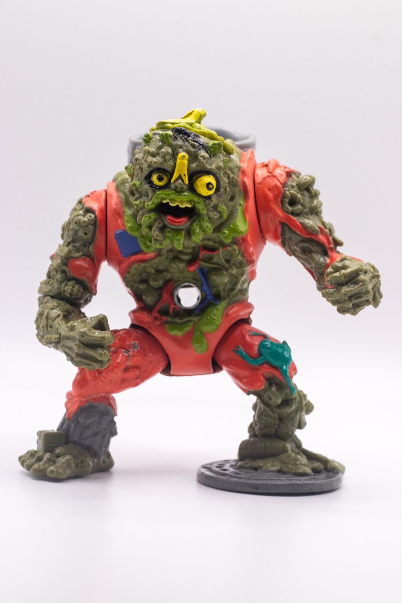 Front-facing shot of TMNT Muckman action figure