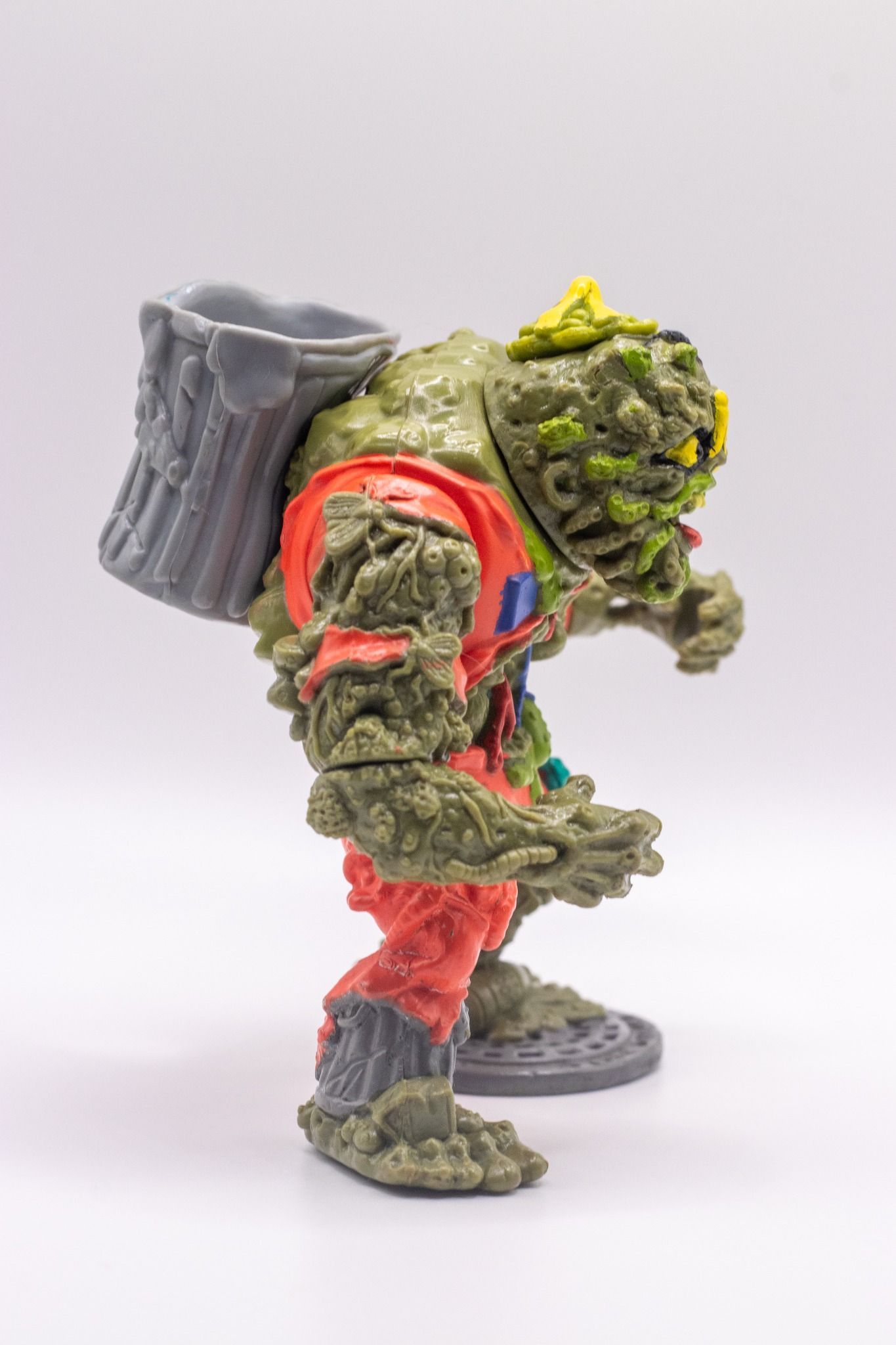 Right side profile of TMNT Muckman action figure