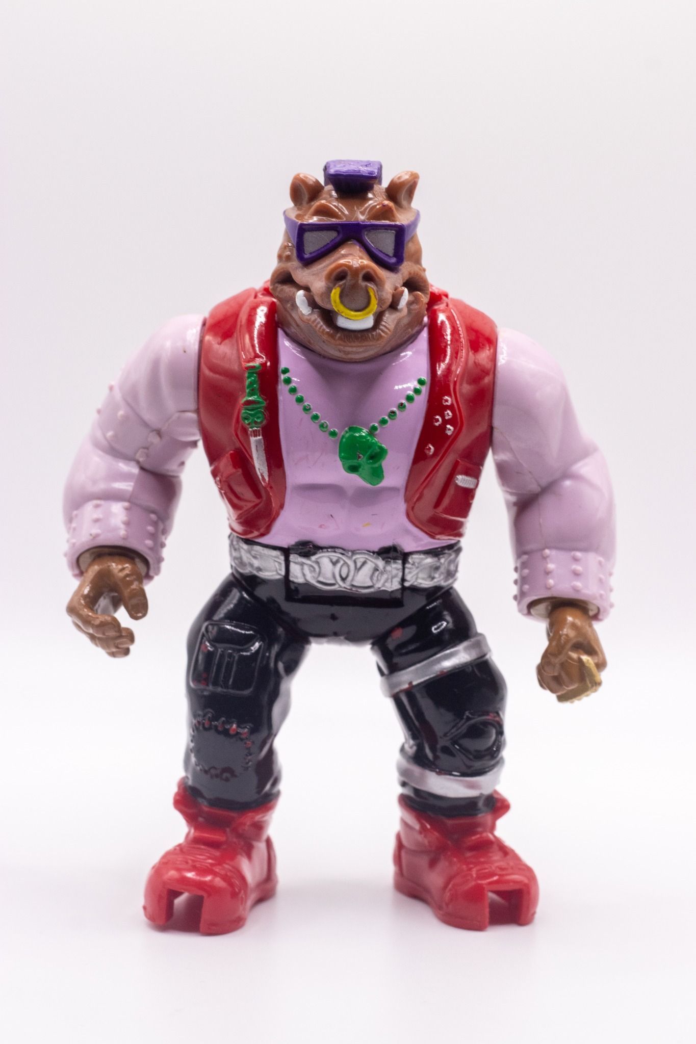 Front-facing shot of Mutatin' Bebop action figure in mutated form