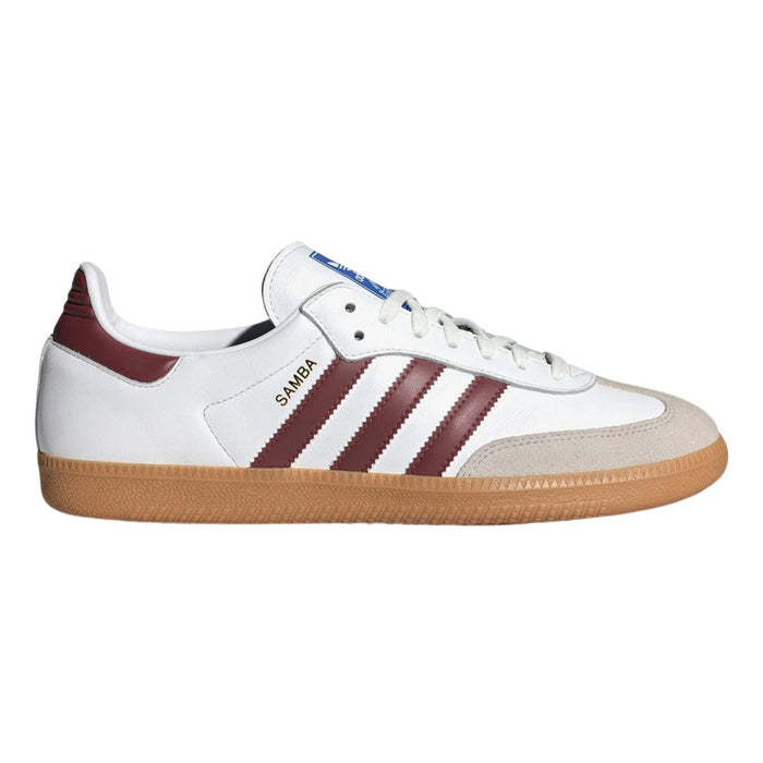 adittgdas Men's Samba OG White/Collegiate Burgundy/Gum