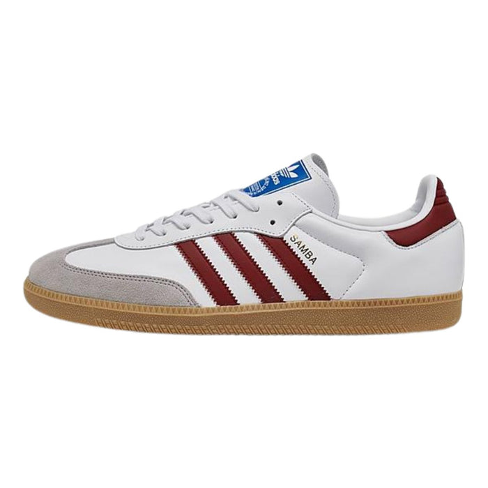 adittgdas Men's Samba OG White/Collegiate Burgundy/Gum