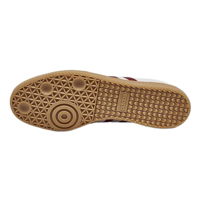 adittgdas Men's Samba OG White/Collegiate Burgundy/Gum