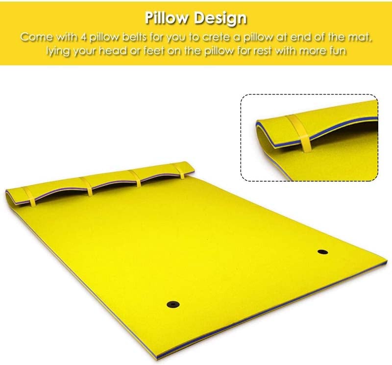 Eletriclife 9 x 6 feet 3 Layer Foam Water Pad