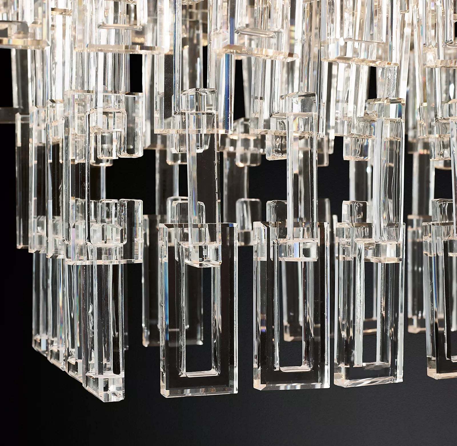 MARIGNAN TIERED ROUND CHANDELIER 36"