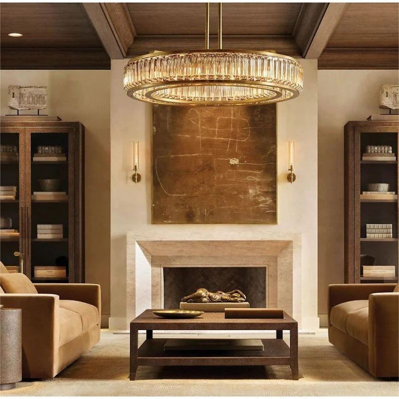 Marlowe Round Chandelier 37"-HiLamps