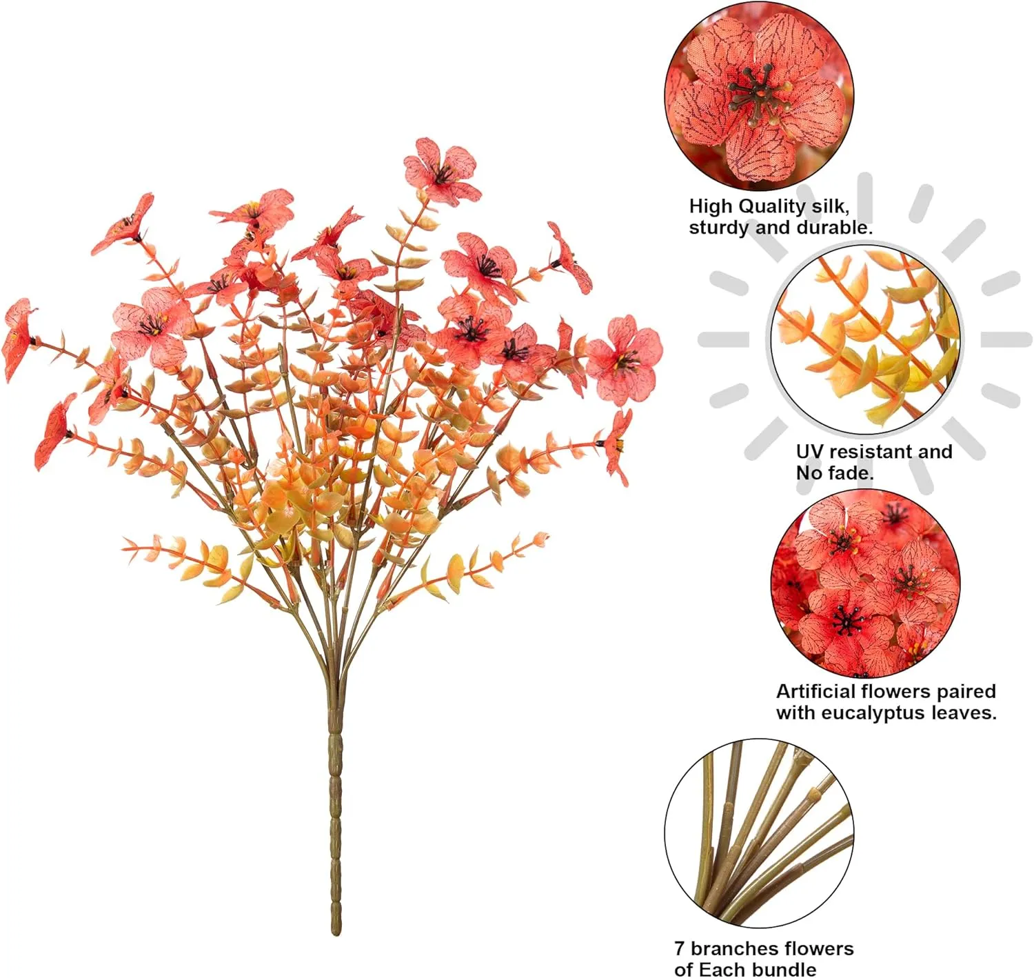 🌸Autumn Sale 49% OFF💐 UV Resistant Colorful Artificial Flower