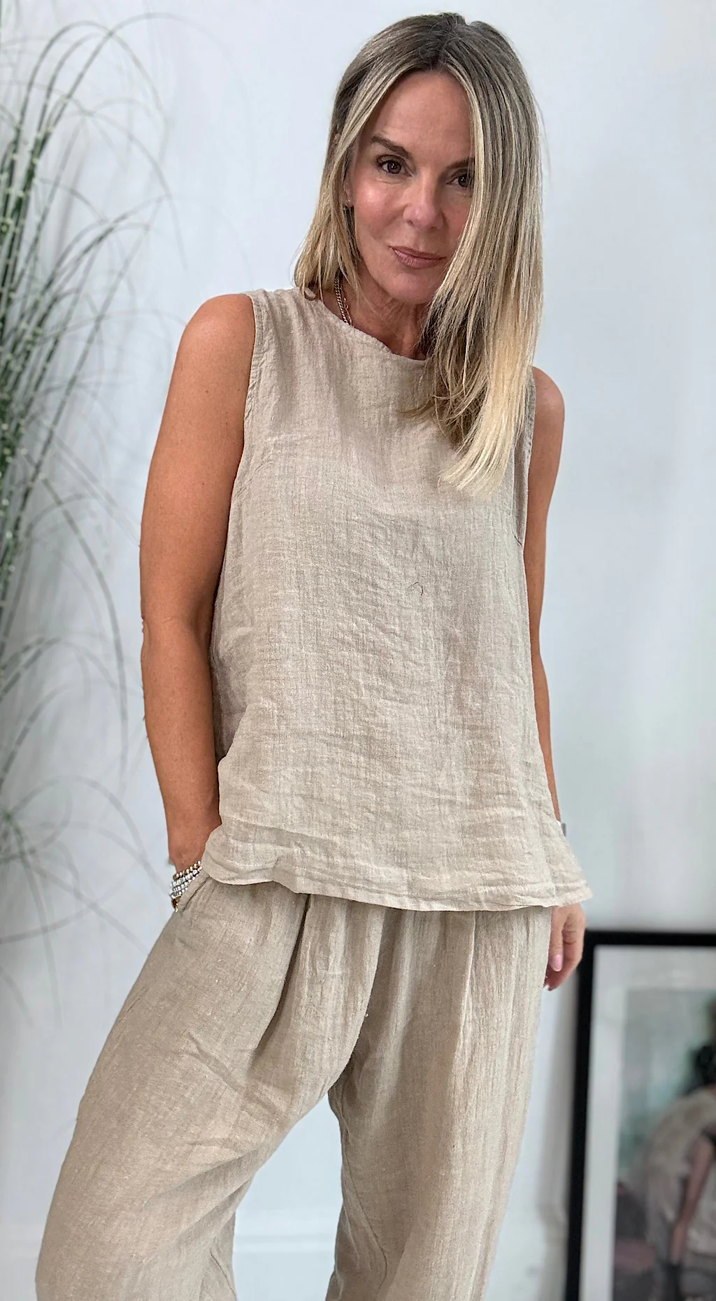 🌿2025 Everyday Versatility Linen Two-Piece Set