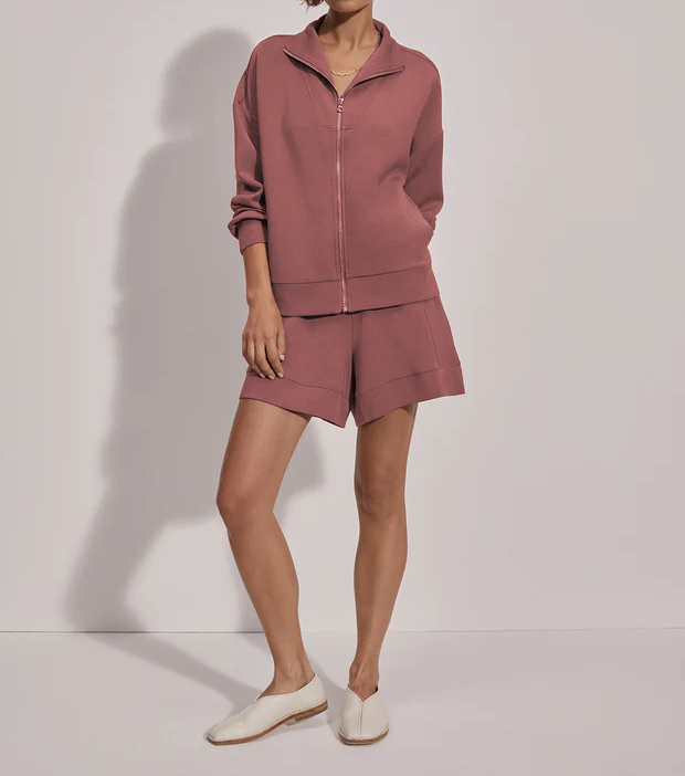 Casual cotton zip-up track suit