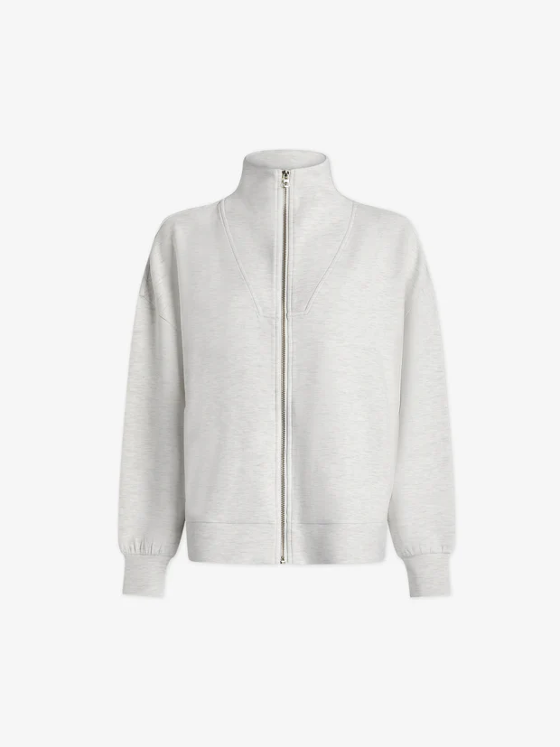Casual cotton zip-up track suit