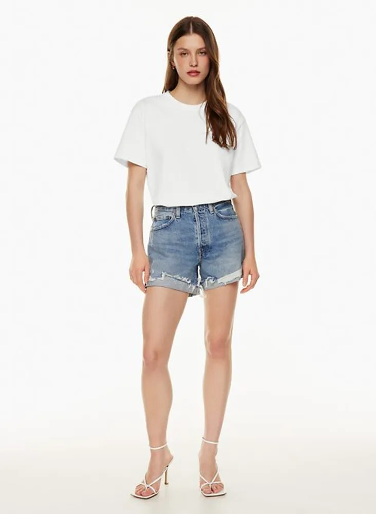 Parker Long Cuffed Jean Short