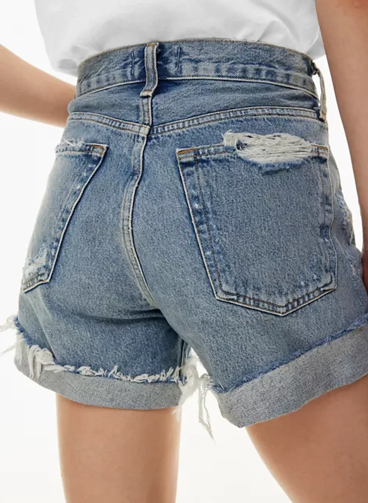 Parker Long Cuffed Jean Short