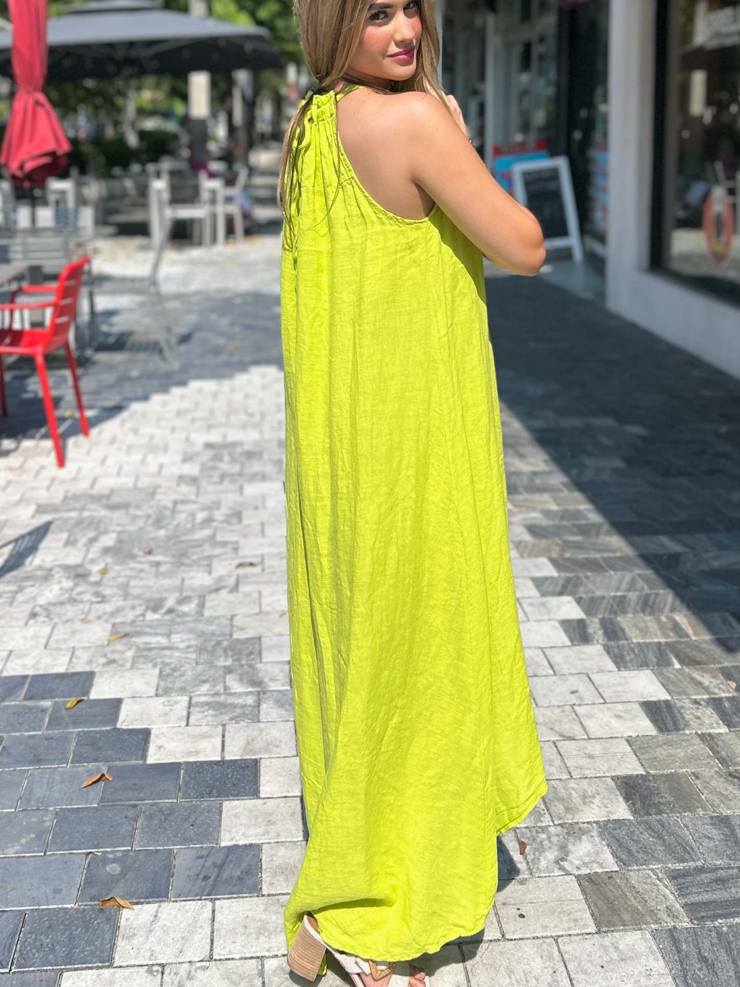 Morgan Linen Dress