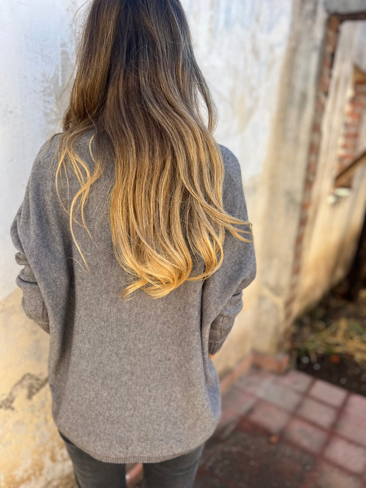 Casual loose long sleeve t-shirt