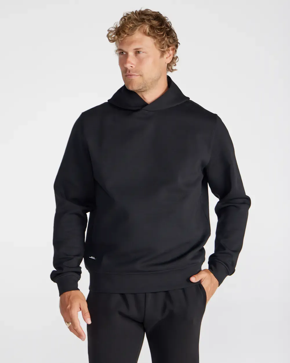 Men's new elastic breathable hoodie