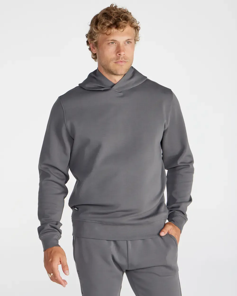 Men's new elastic breathable hoodie