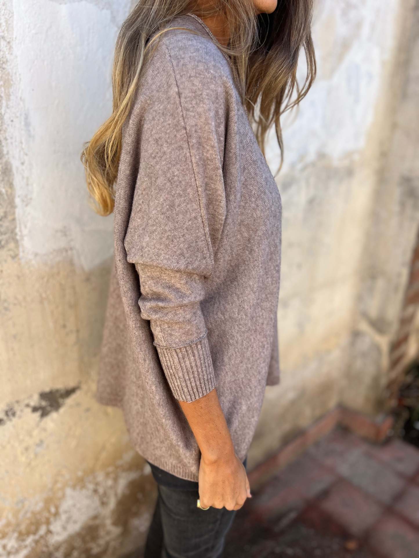 Casual loose long sleeve t-shirt