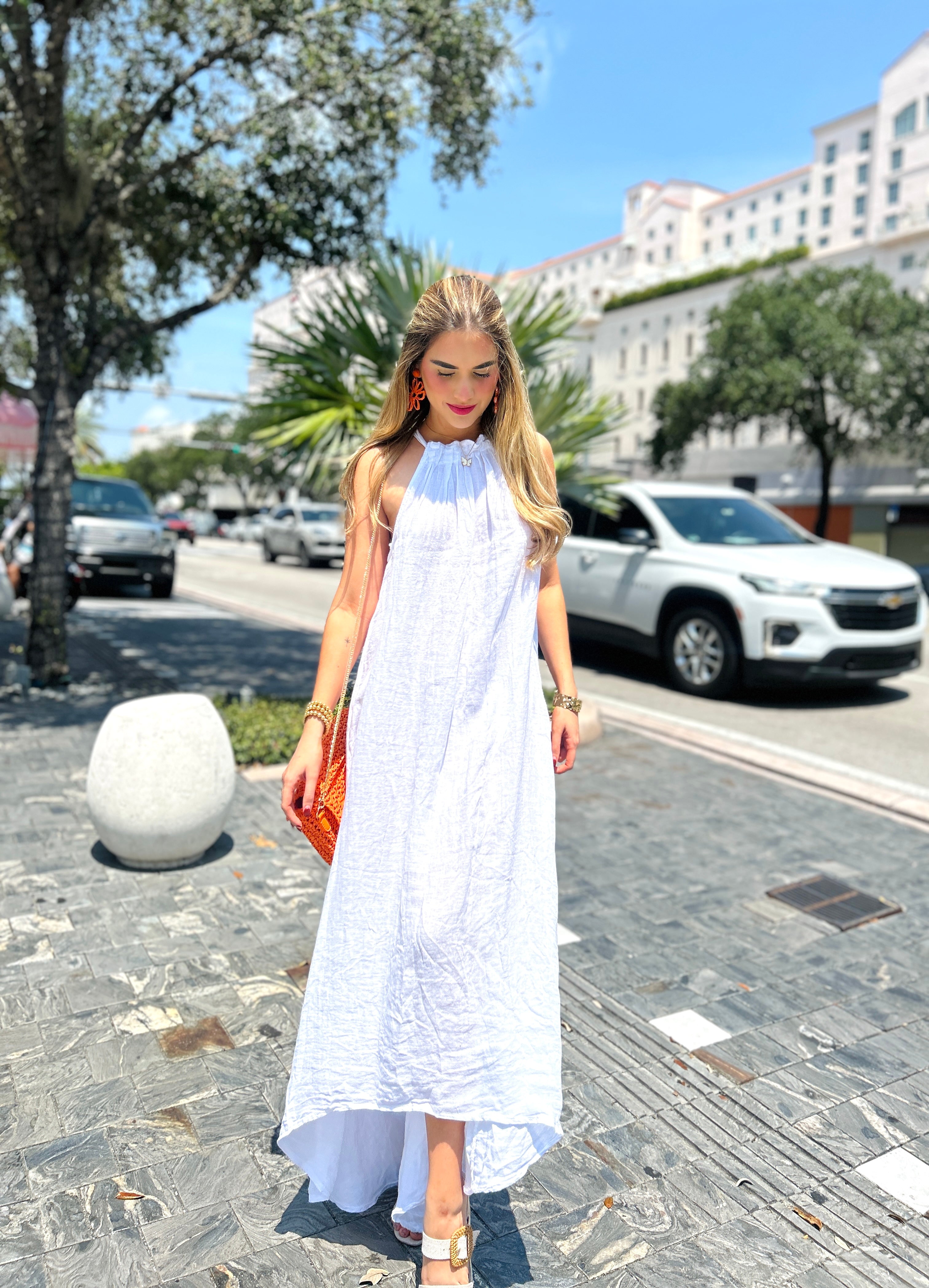 Morgan Linen Dress